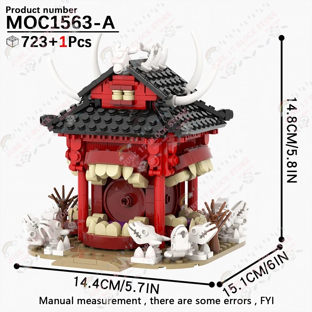 MOOXI конструктор Jujutsu Kaisen, учитель Gojo, пластик MOC1563-A