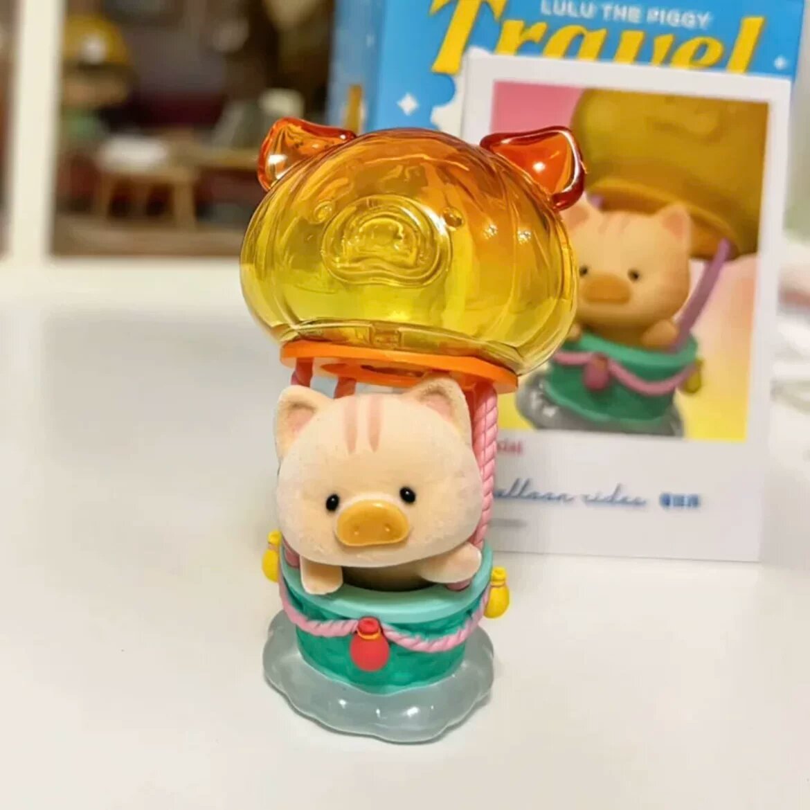 52toys Lulu Pig Travel Series Hidden Mini Blind Box Figurine - See the World, Милый коллекционный сувенир для девочек,