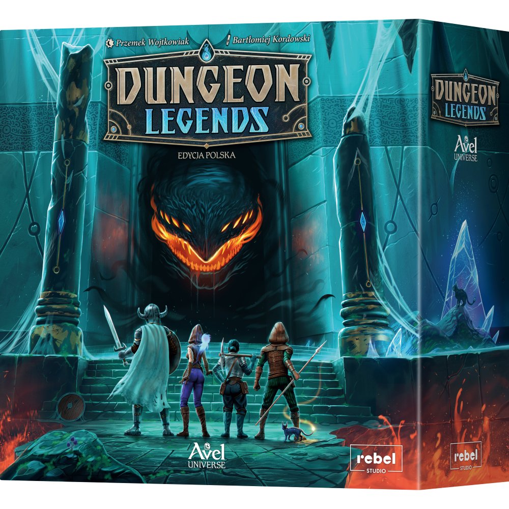 Настольная игра Rebel Dungeon Legends, карточная игра для детей