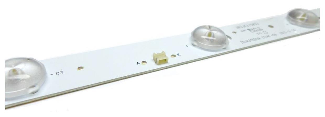 Подсветка LED 605мм 9 линз Модуль подсветки LED TV Samsung 605mm ZDJK315D09-ZC14F-06 ширина 20мм, тескстол
