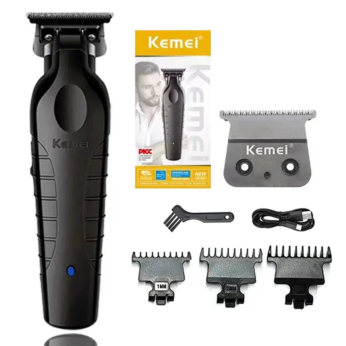 Kemei 2299 Беспроводной Триммер with blade color box