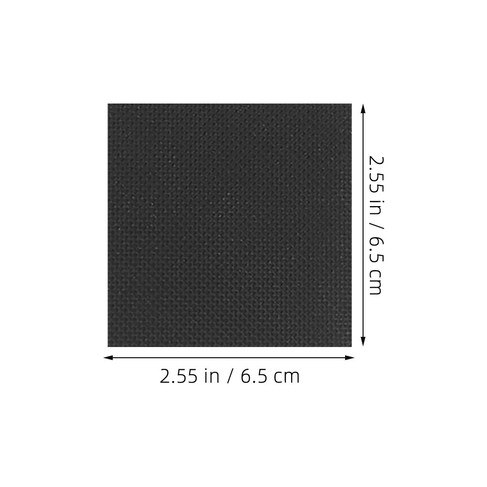 Противоскользящие наклейки для каблуков, квадратная форма 6.50x6.50x0.15 см, 10 пар