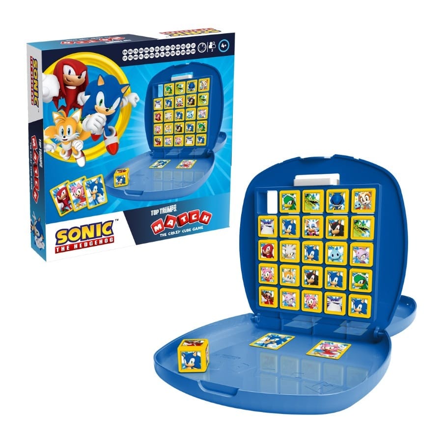 Головоломка Top Trumps Match Sonic the Hedgehog, логическая игра для детей