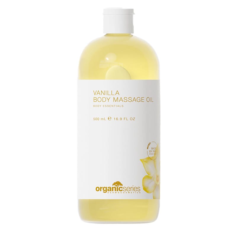 Масло для массажа Organic Series Vanilla Body Massage Oil Ванильное масло для тела 500 мл