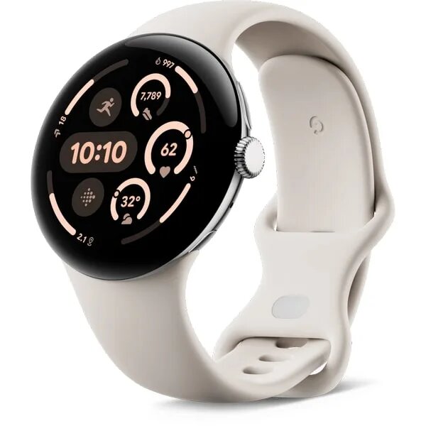 Google Pixel Watch 3 45, LTE/5G, Porcelain
