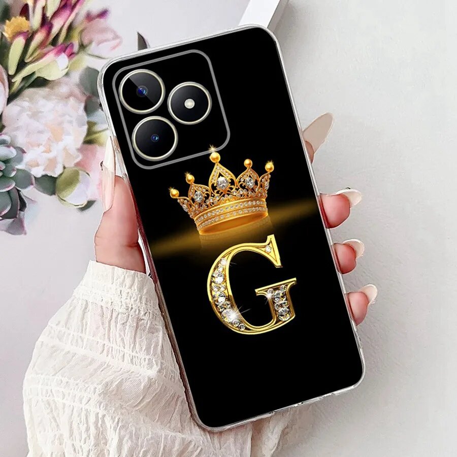 Чехол для Realme C51 C53 RMX3830 RMX3760 C 53 C 51, чехол с буквенным принтом и задней крышкой для телефона, мягкий силиконовый чехол для Realme Note 50 Fundas