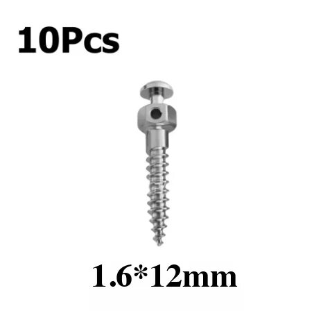MBVM титановые мини-винты для костного анкеража 10 шт. 1.6X12mm x10pcs
