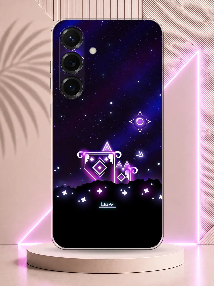 Чехол на Samsung S25 Plus Geometry Dash