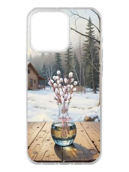 Чехол для смартфона, телефона Krutoff Шахматы для iPhone 15 Pro черный (598104)