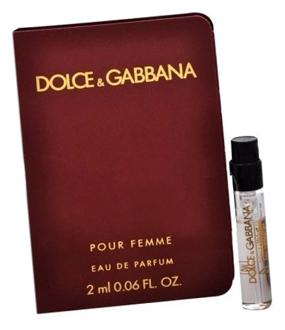 Миниатюра Dolce & Gabbana Pour Femme парфюмерной воды 2 мл - Дольче Фам