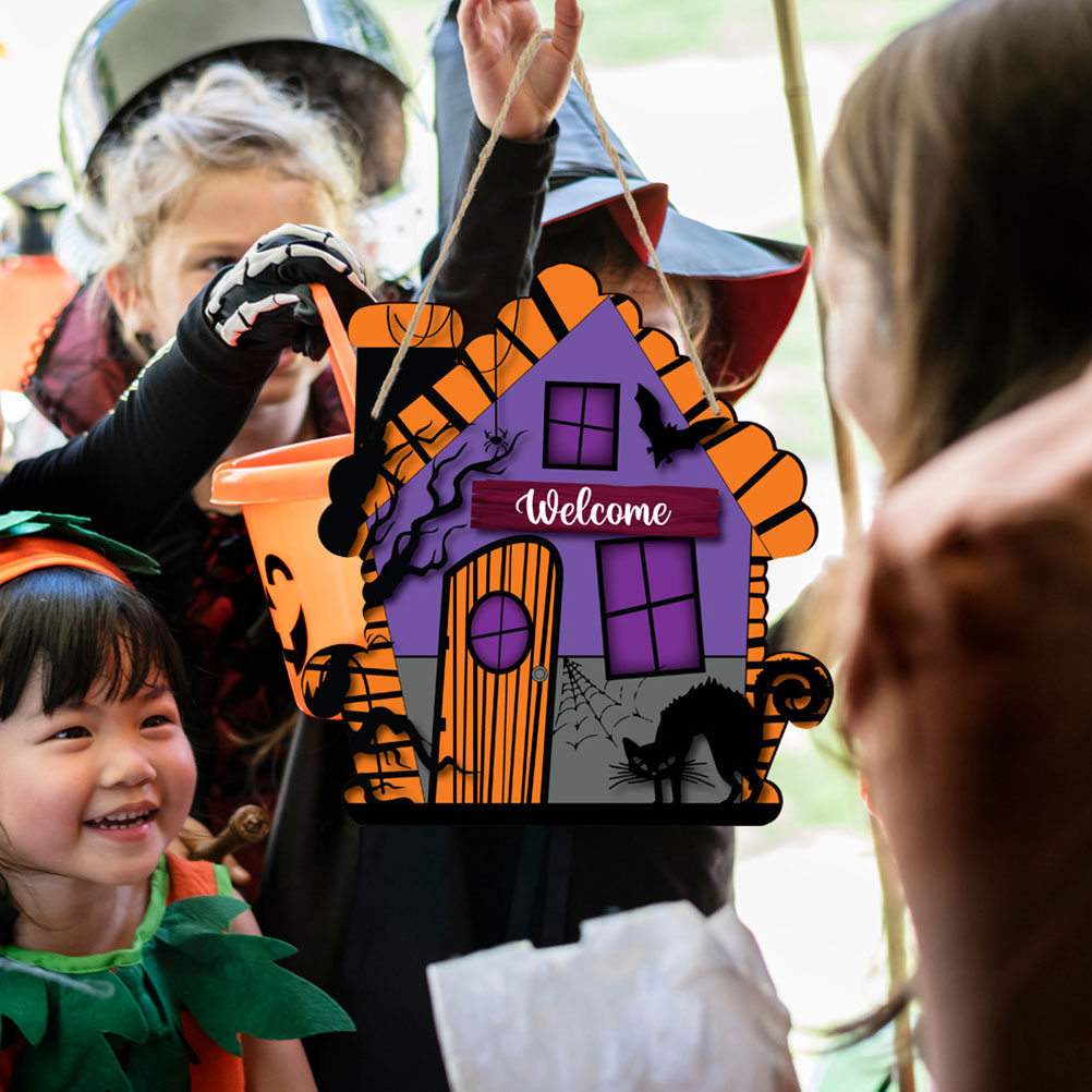 Декоративная Доска Для Двери С Halloween Happy 30X28 1X0 5Cm