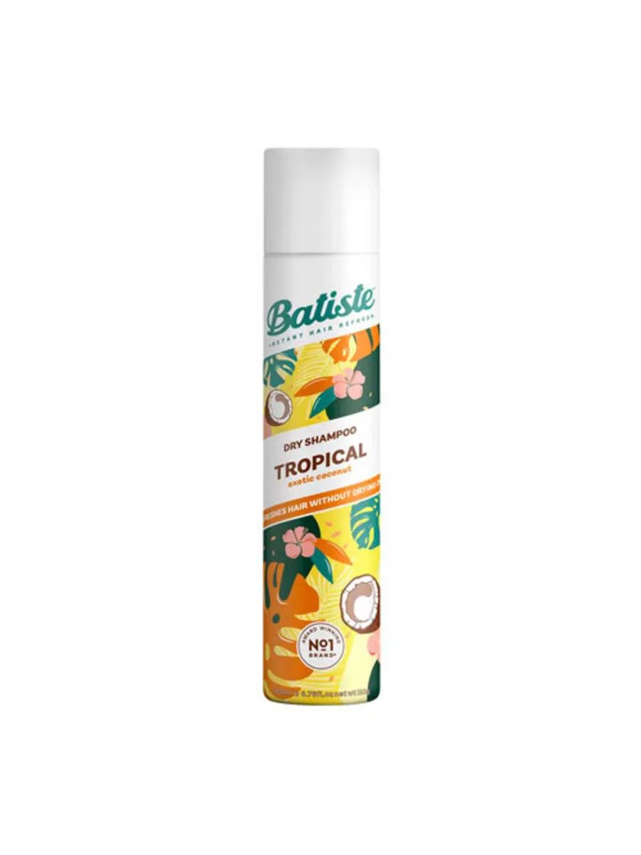 Сухой шампунь для волос BATISTE TROPICAL, 200 мл