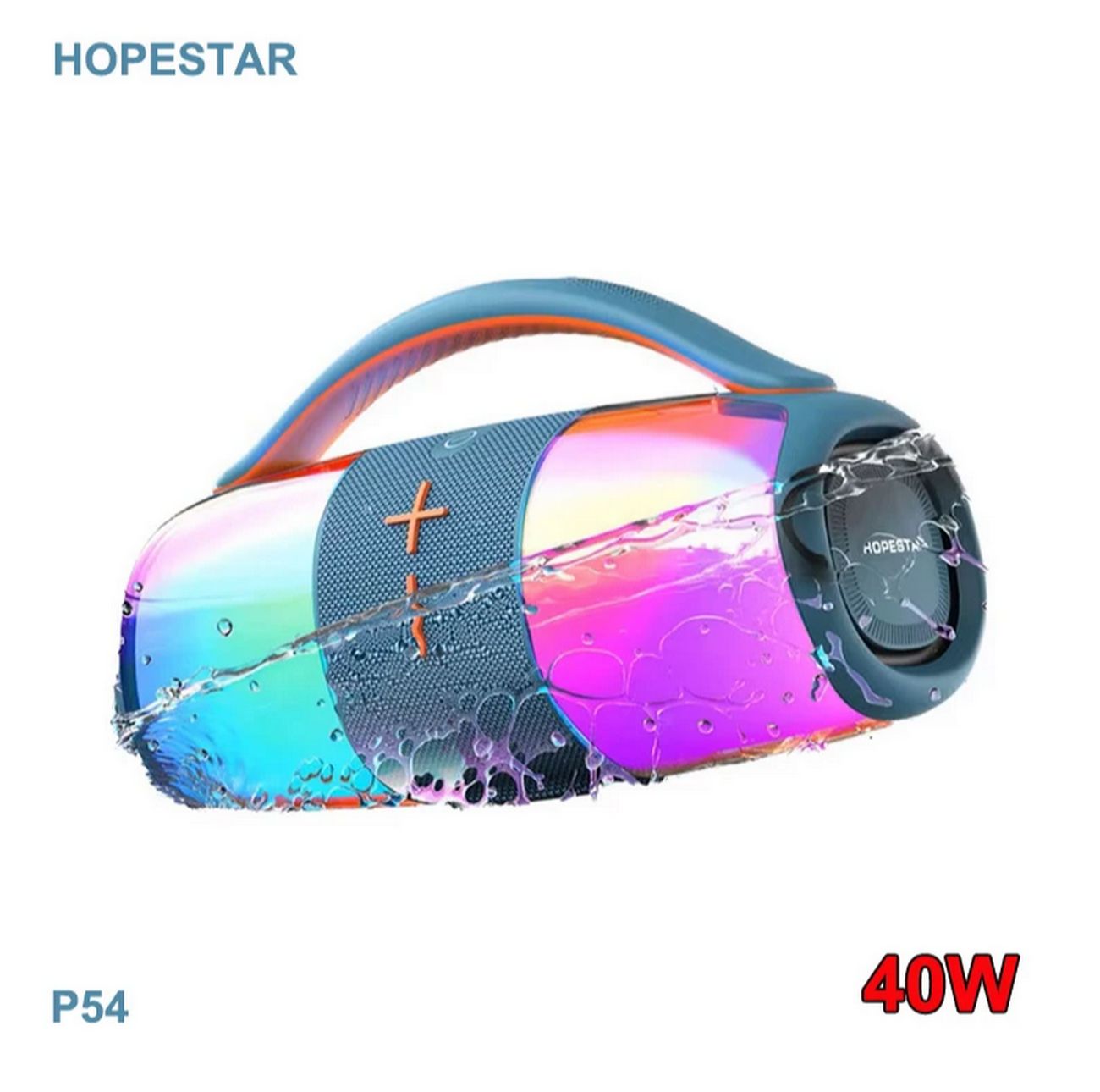 Беспроводная колонка Hopestar P54 Bass Boost Multicolor (темно-синий)