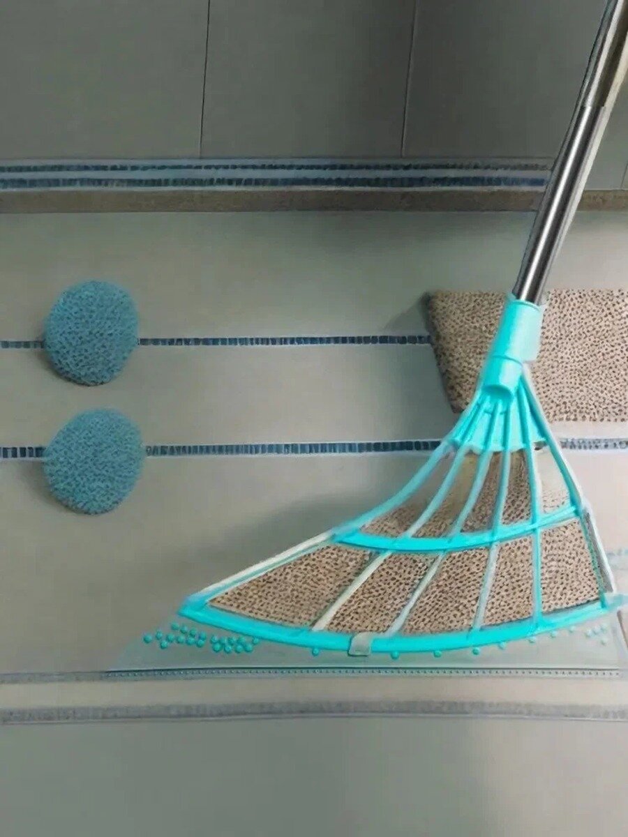 Силиконовый материал black technology magic broom, средство для очистки пола, синий 1pc