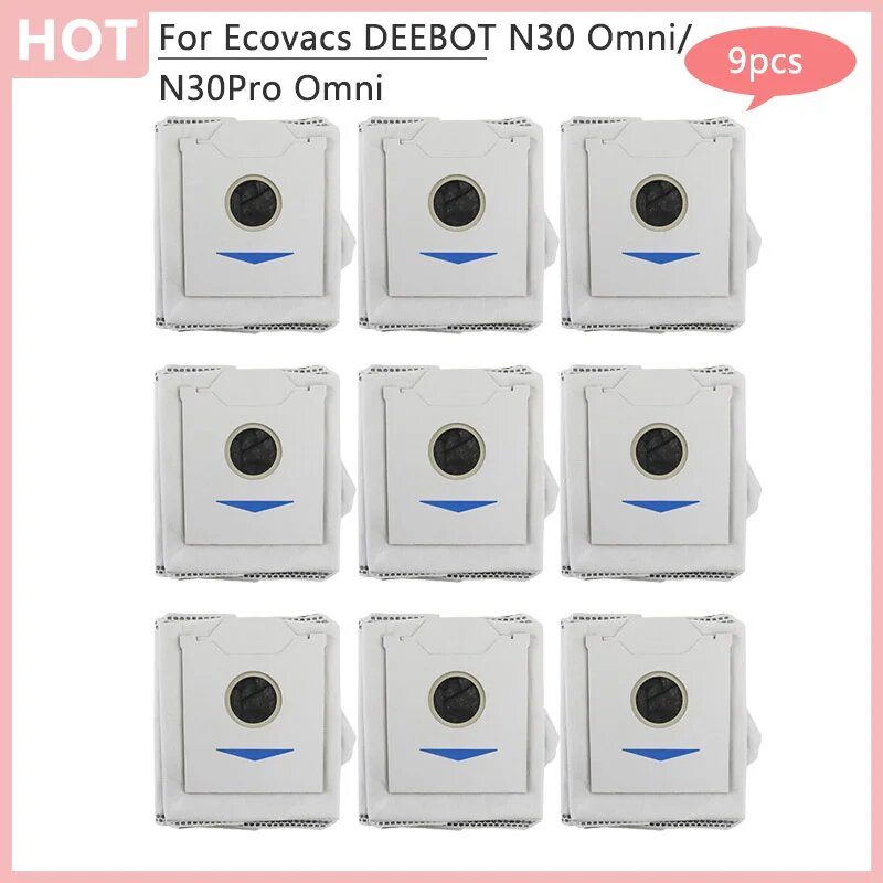 Сменные Пылесборники Ecovacs DEEBOT N30 Pro Omni, Совместимые С Роботами-пылесосами, Из АБС-пластика, Для Аксессуаров Для Уборки