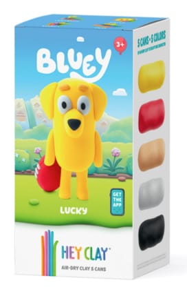 Пластилин Hey Clay Bluey Lucky, 5 шт