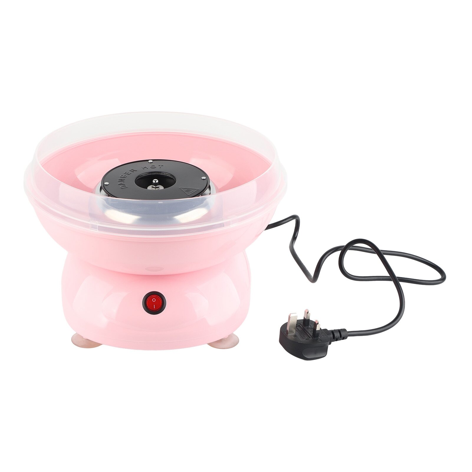 Автоматическая машина для изготовления сахарной ваты Candy Floss Maker, розовая, для вечеринок и подарков на Рождество