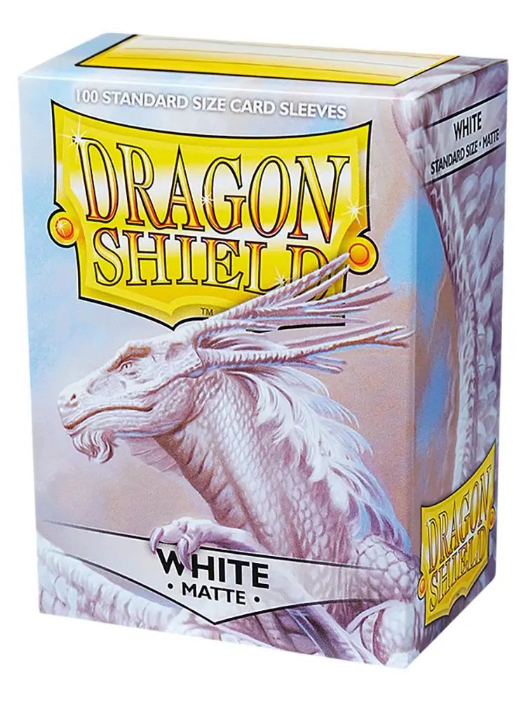 Dragon Shield Matte White Матовые протекторы (100 шт.)
