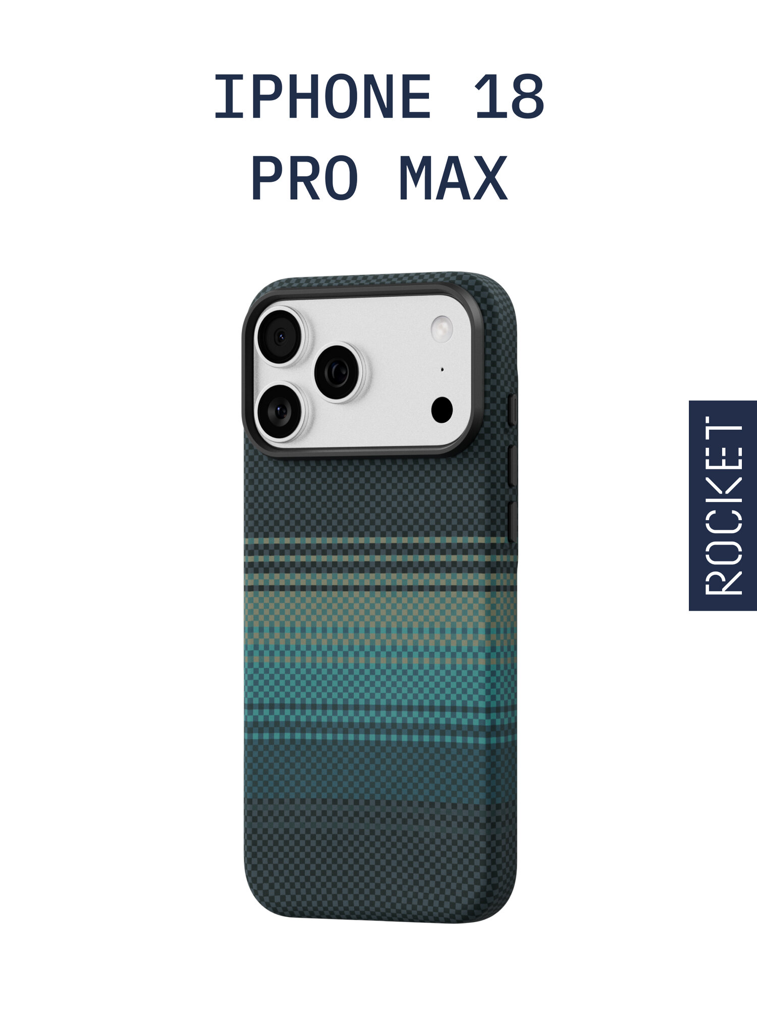 Чехол защитный Rocket Graphic для iPhone 18 Pro Max, магнитный совместимый