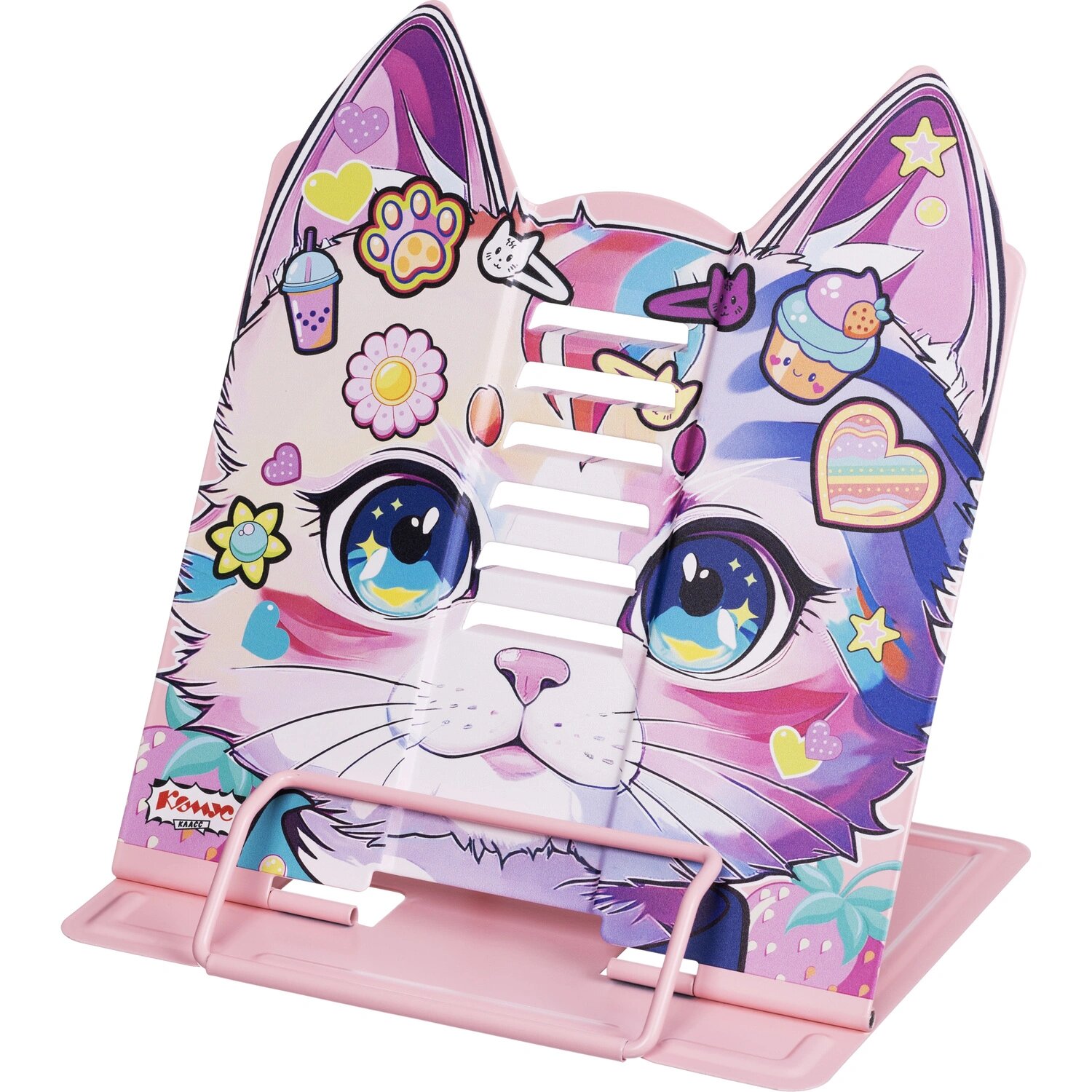 Комус Класс Подставка для книг Комус Класс, Kitty, металл23x15,5x20см,7 настроек