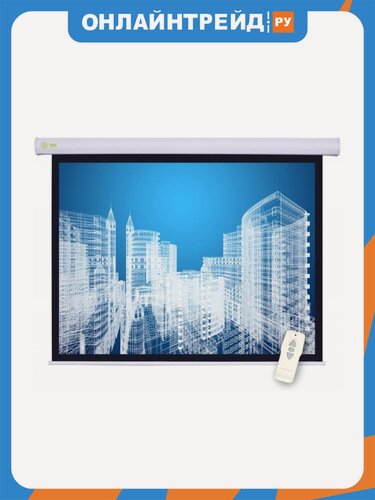 Изображение товара Экран Cactus 152x203см Motoscreen CS-PSM-152x203 4:3 настенно-потолочный рулонный белый (моторизирован)