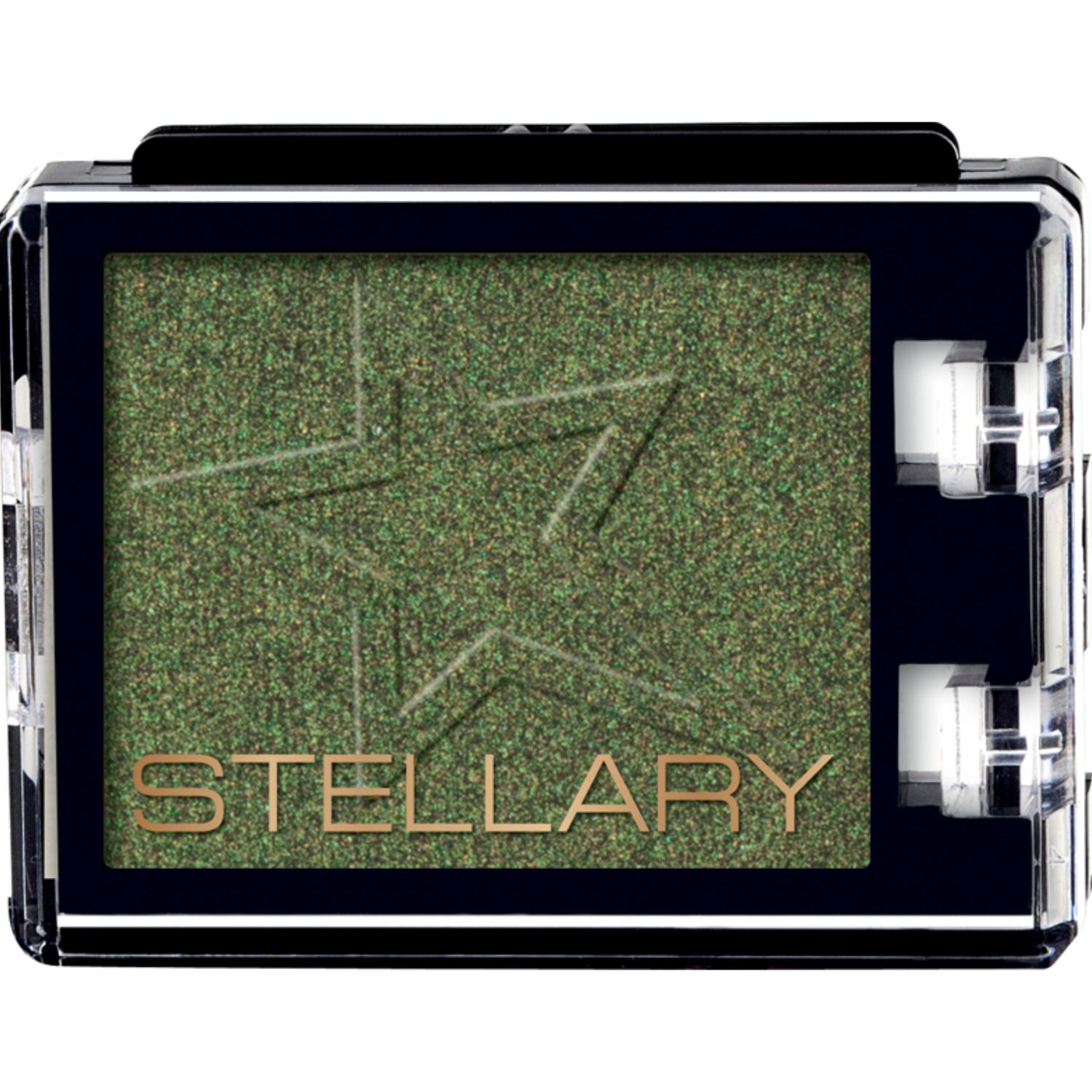 Монотени для век Stellary, нежная текстура для ровного нанесения, устойчивый пигмент для насыщенного цвета, тон 20, цвет: темно-зеленый сияющий, 1 г