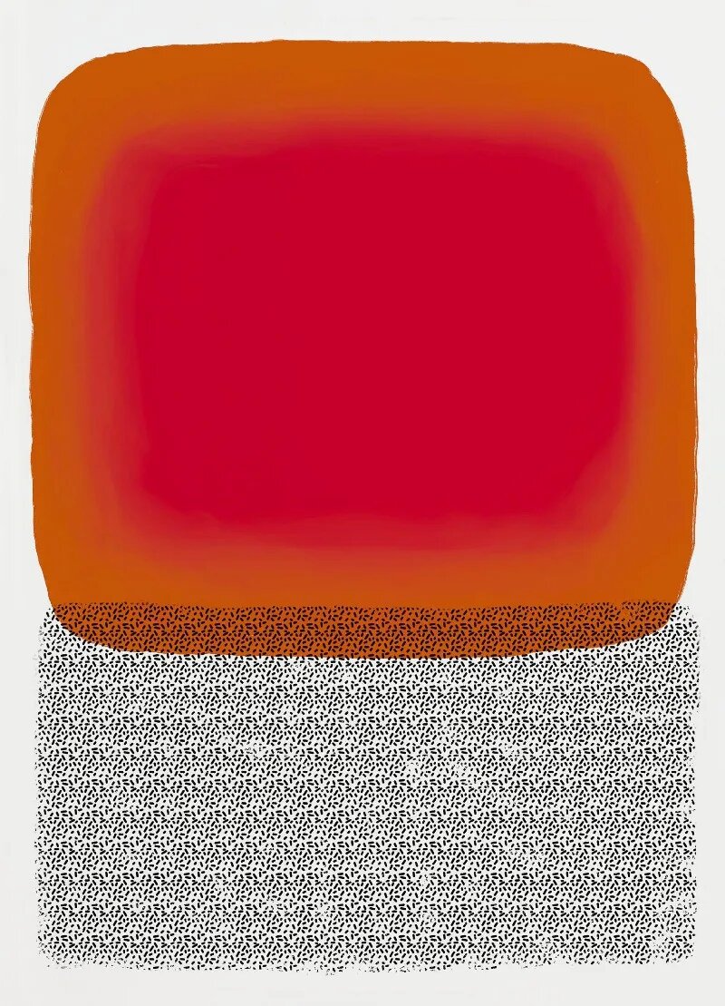 Абстрактная печать на холсте Bauhaus 1 штука Красный, 16, 20x30cm Unframed