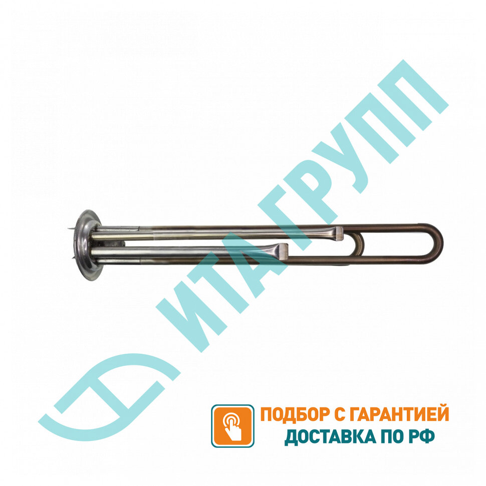 ТЭН 2000Вт (700Вт/1300Вт) RF для водонагревателя Thermex RZL, IS, IR, Garanterm, Electrolux EWH, под анод М4, нерж, 40042