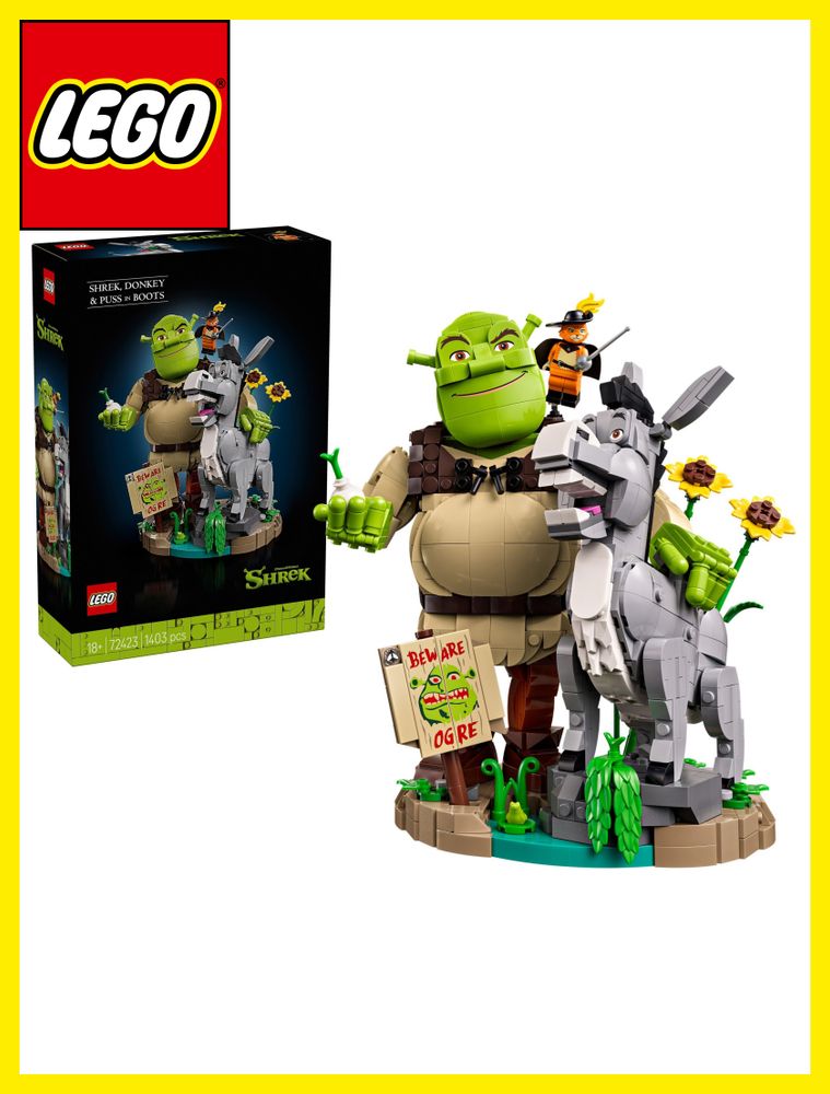 72423 Shrek: Шрек, осёл и кот в сапогах