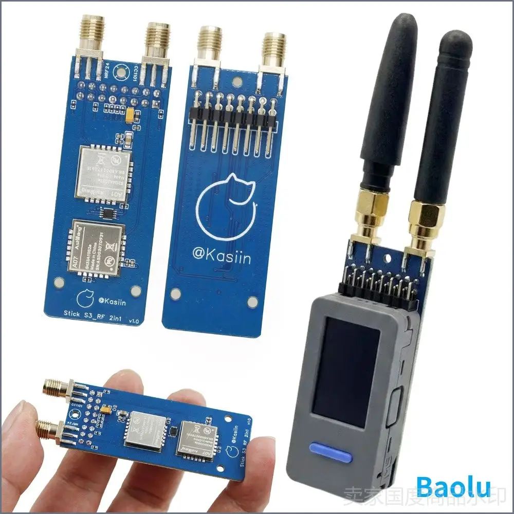 Модуль RF M5Stick S3 Plus2 с поддержкой CC1101 и NRF24, предустановленная прошивка Bruce