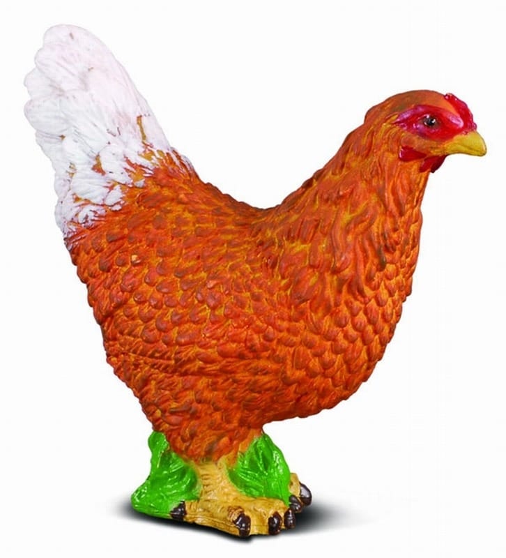 Фигурка Collecta Курица 88005, размер 2х5х4.5 см