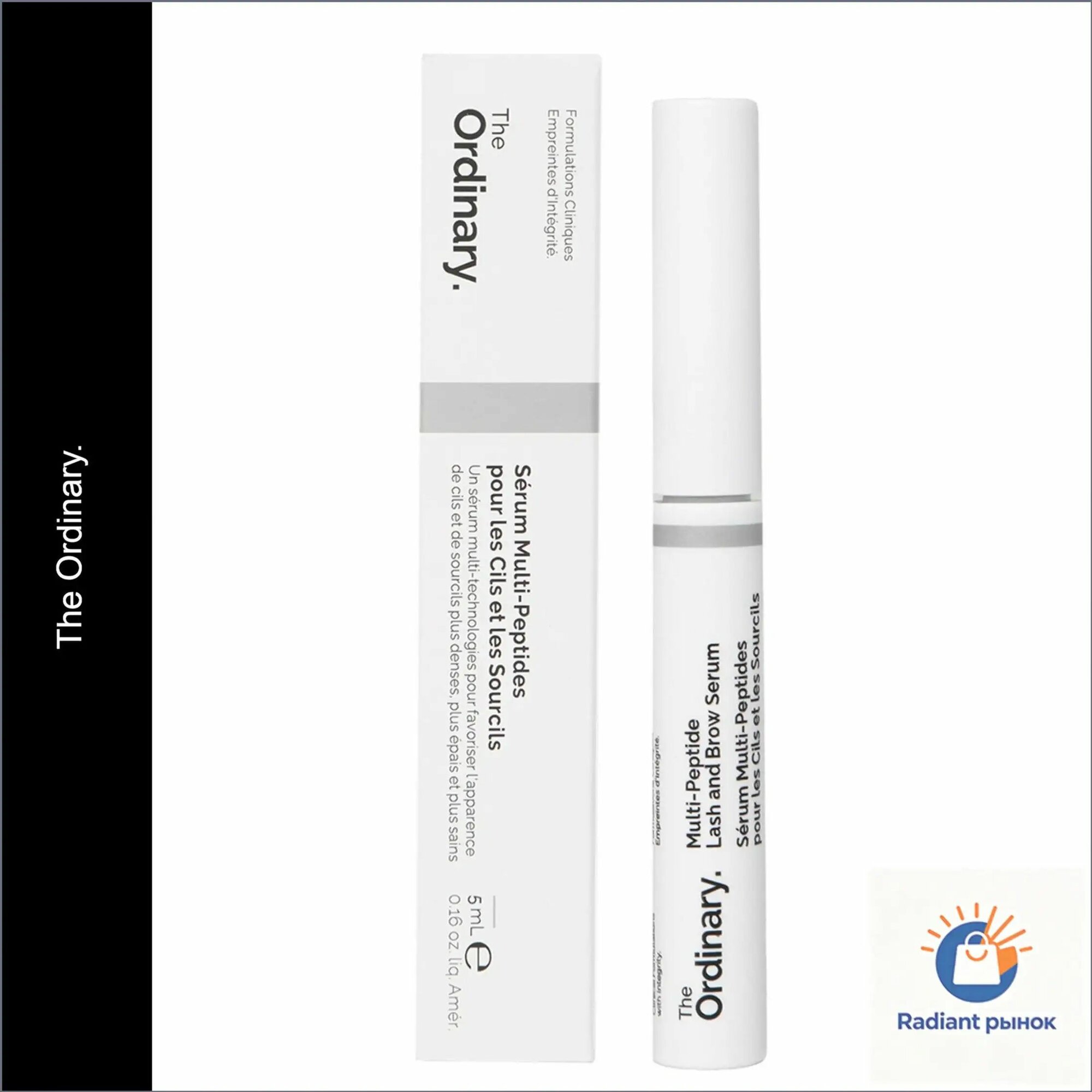 Сыворотка для роста ресниц и бровей Multi-Peptide Lash and Brow Serum The Ordinary мультипептидная, объем 5мл
