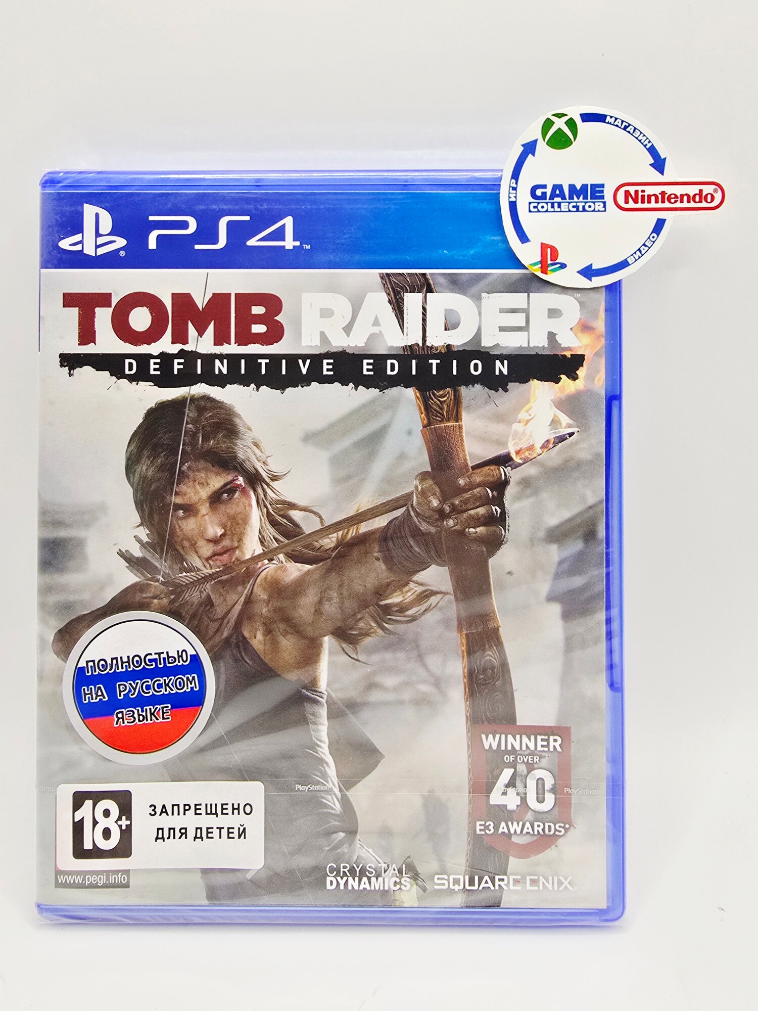 Игра Tomb Raider Definitive Edition для Sony PlayStation 4 на диске, полностью на русском языке.
