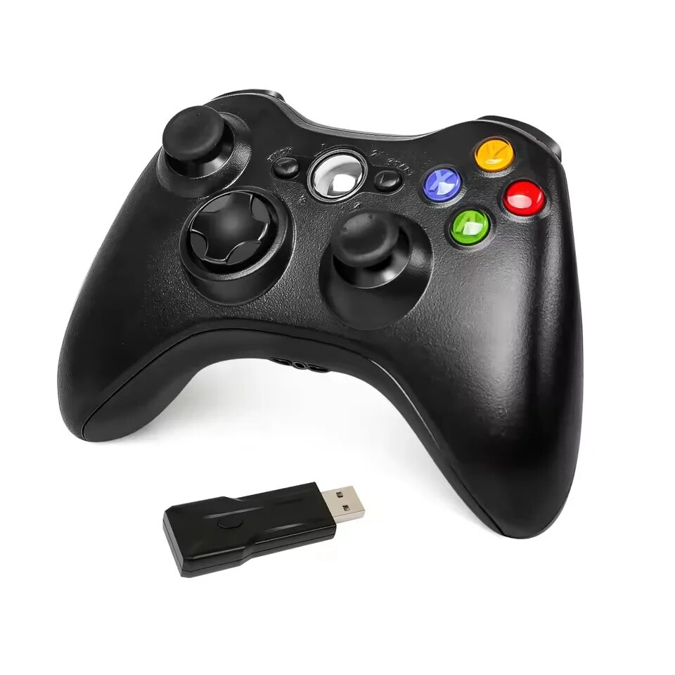 Беспроводной геймпад Turpow для Xbox 360/PC Черный, BLACK
