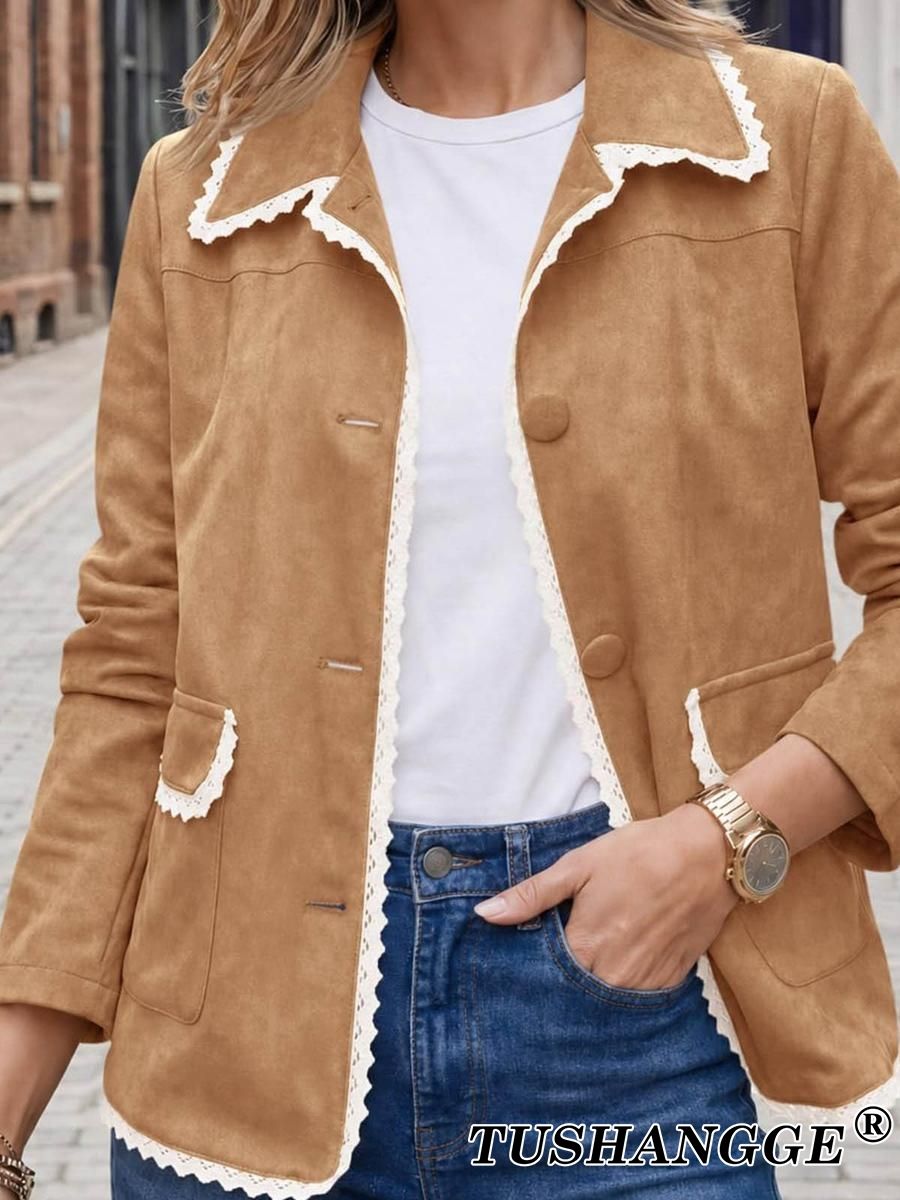 Куртка TUSHANGGE-верблюжий-Camel-50 52-L