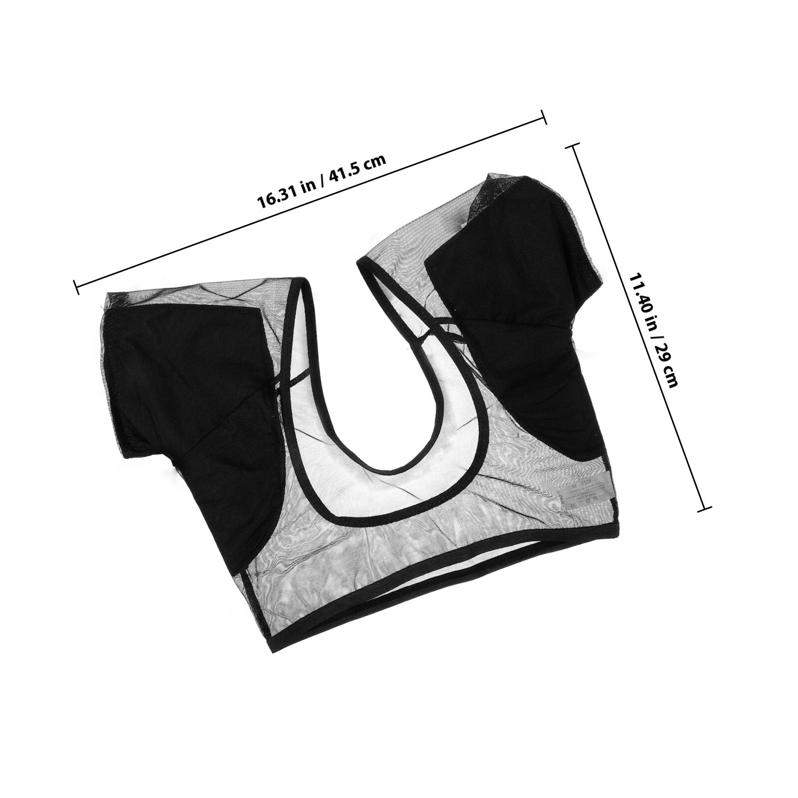 2 Пара Подмышечные Пады Из Chinlon Для Девушек Размер 41.50X29.00X0.50Cm