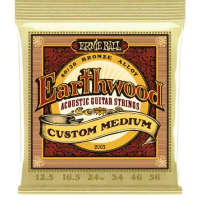 Ernie Ball 2005 Комплект струн для 6-струнной акустической гитары 12.5-56