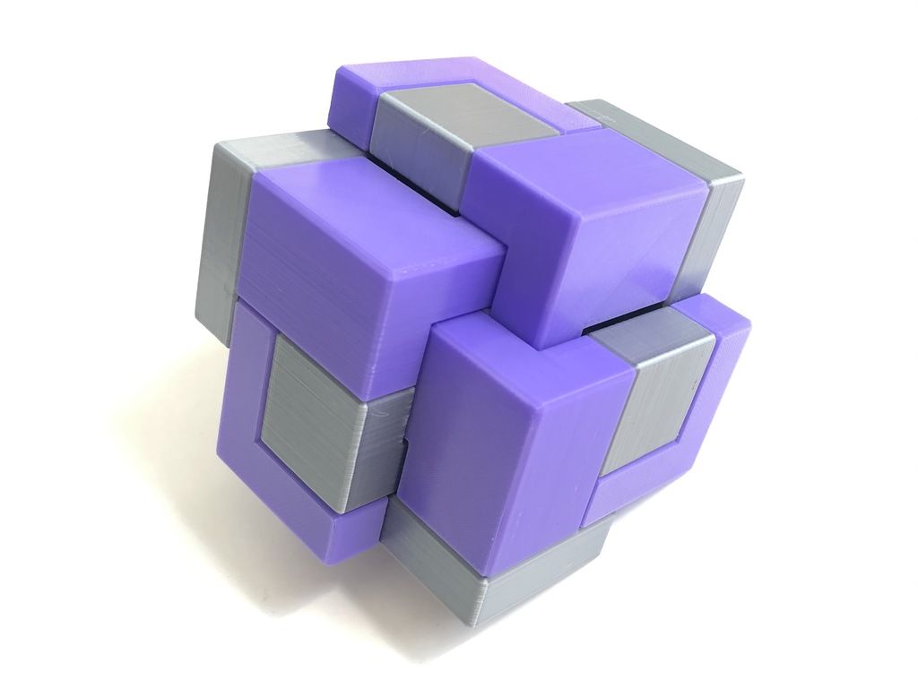 3D-пазл сборный геометрический, PLA, 3D-печать, арт. PZ-PUZ-PR-171041