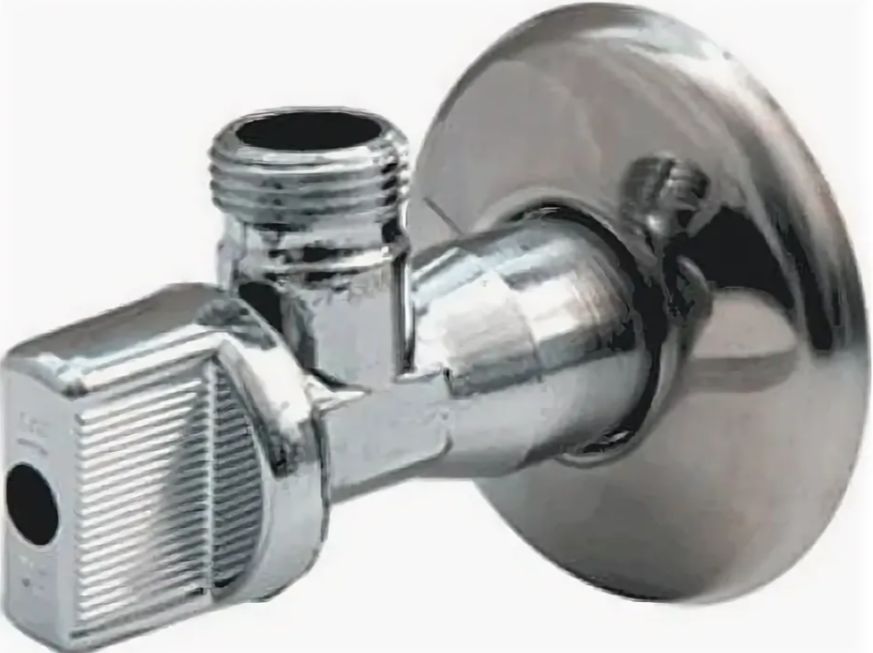 Кран шаровой Giacomini угловой бытовой G1/2" р/р с/отр латунь R613X003