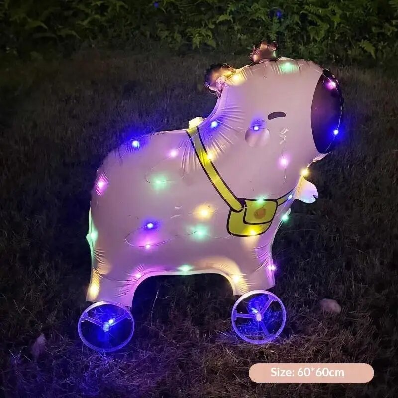 Шарик-лошадка с LED подсветкой, 60x60см, A17