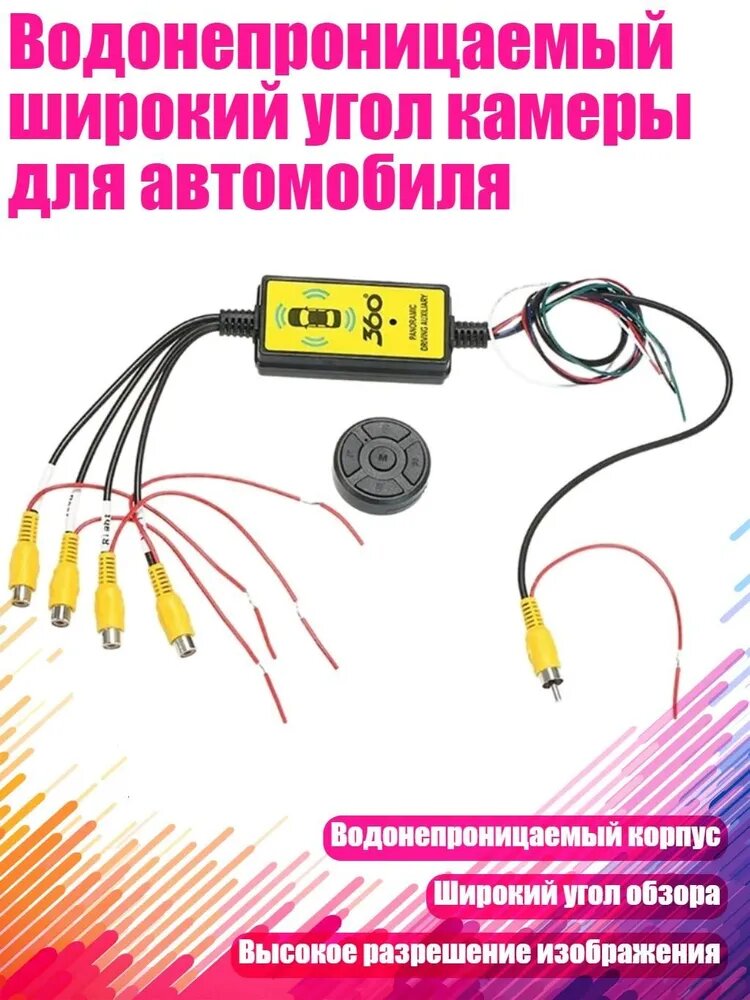 Водонепроницаемый широкий угол камеры для автомобиля