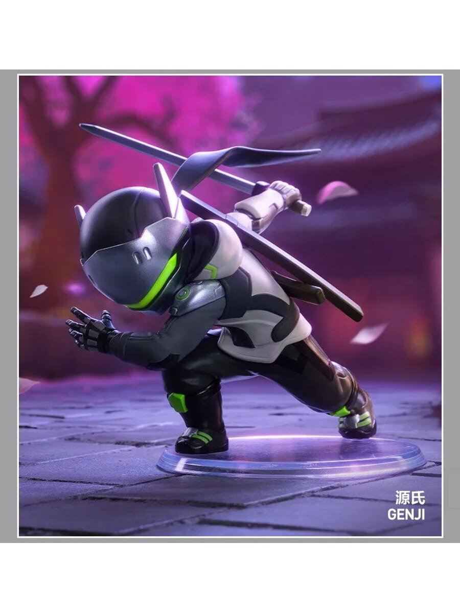 Коллекционная фигурка POP MART Overwatch GENJI из серии Play of the Game, 1 шт.