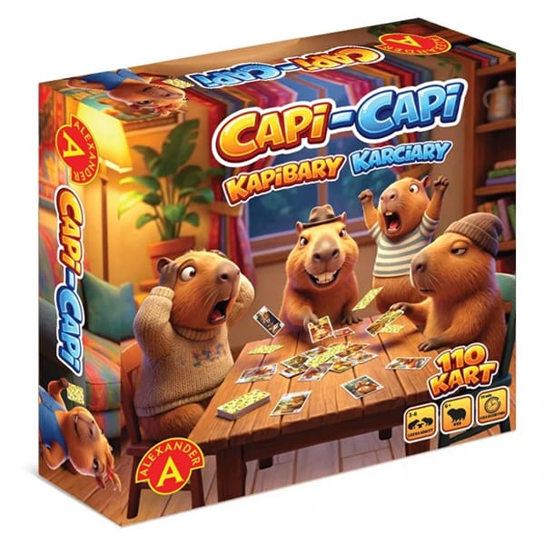 Настольная игра Alexander Capi-Capi Капибары, карточная игра для детей