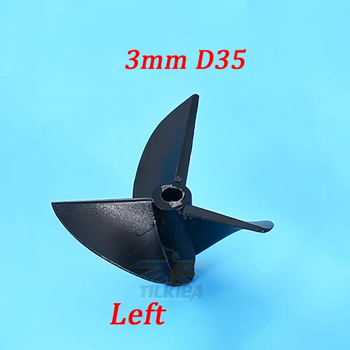 Пропеллер для RC лодки TILKIEA, 3 лопасти, нейлон, D35mmPositiveFor3mm