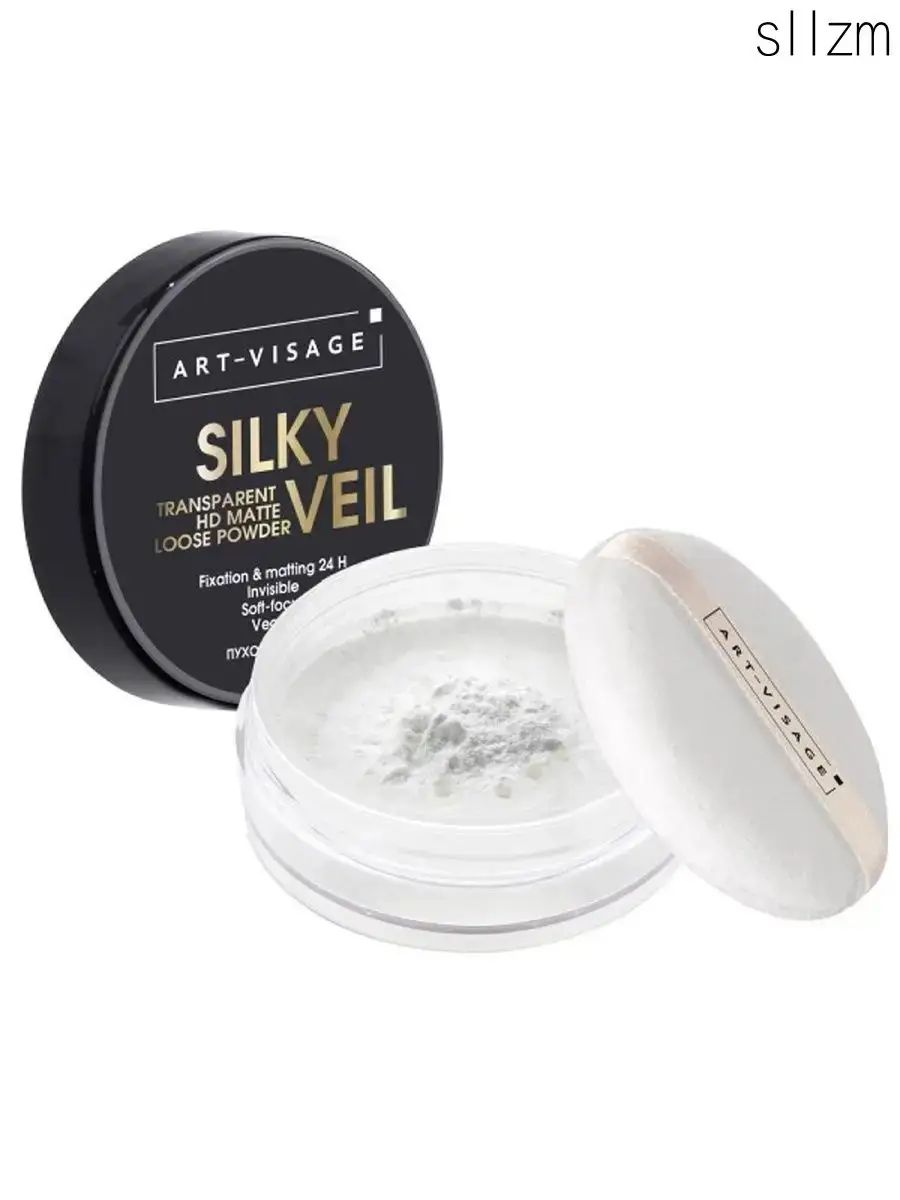 Art-Visage Пудра рассыпчатая Silky Veil тон 301 финишная прозрачная
