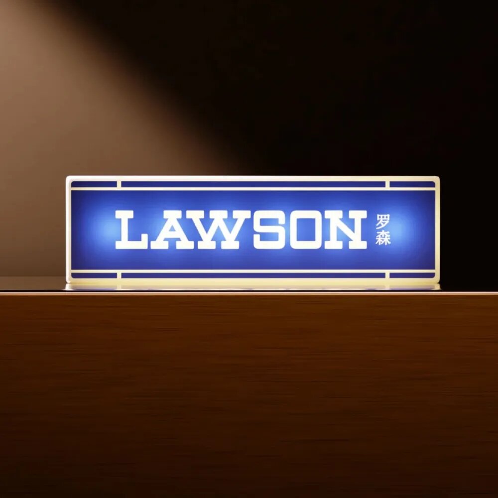 Магнитная светящаяся модель lawson из abs для холодильника, с сенсорным перезаряжаемым светом