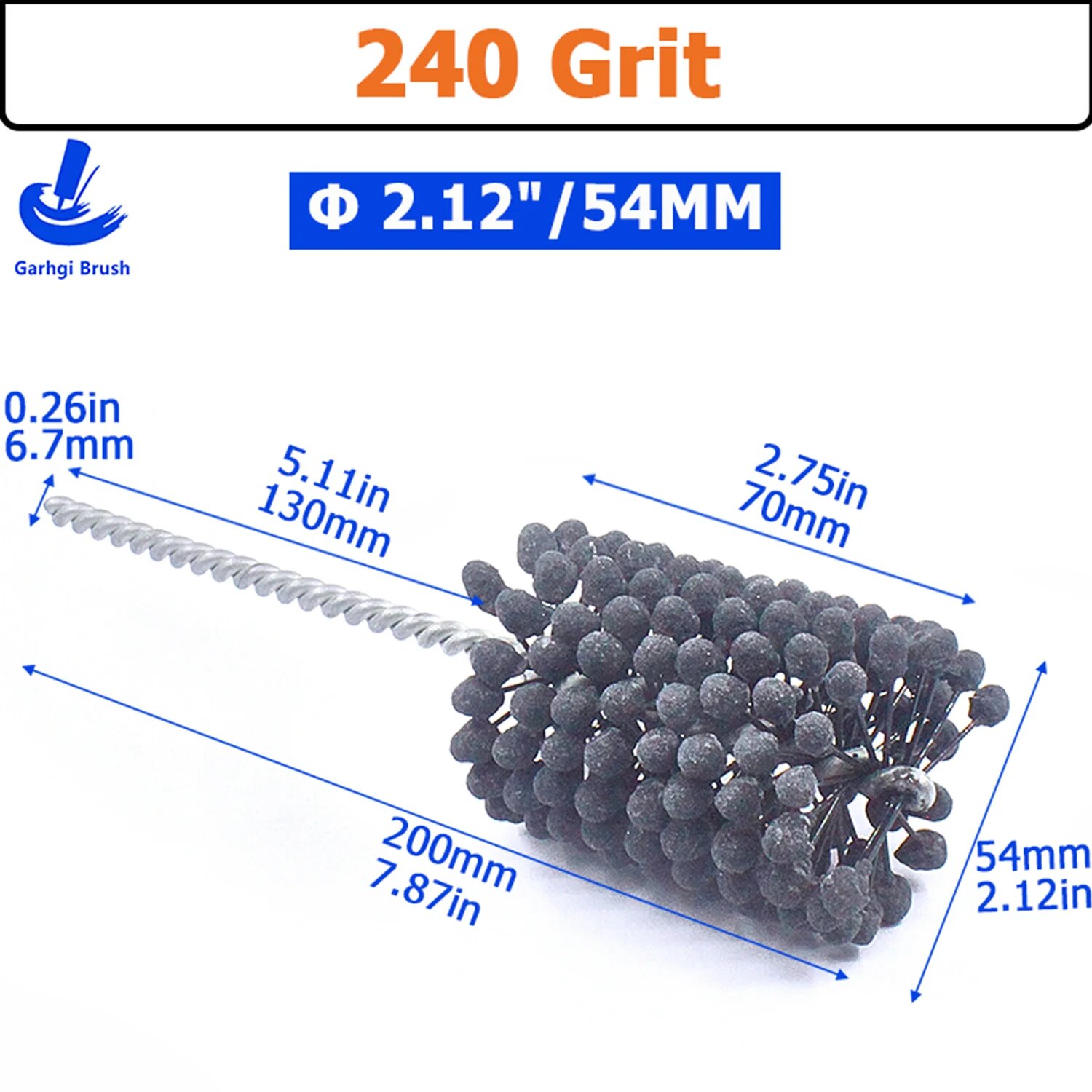 Garhgi Абразивная точечная щетка POP 240 Grit SiC Diameter 54mm