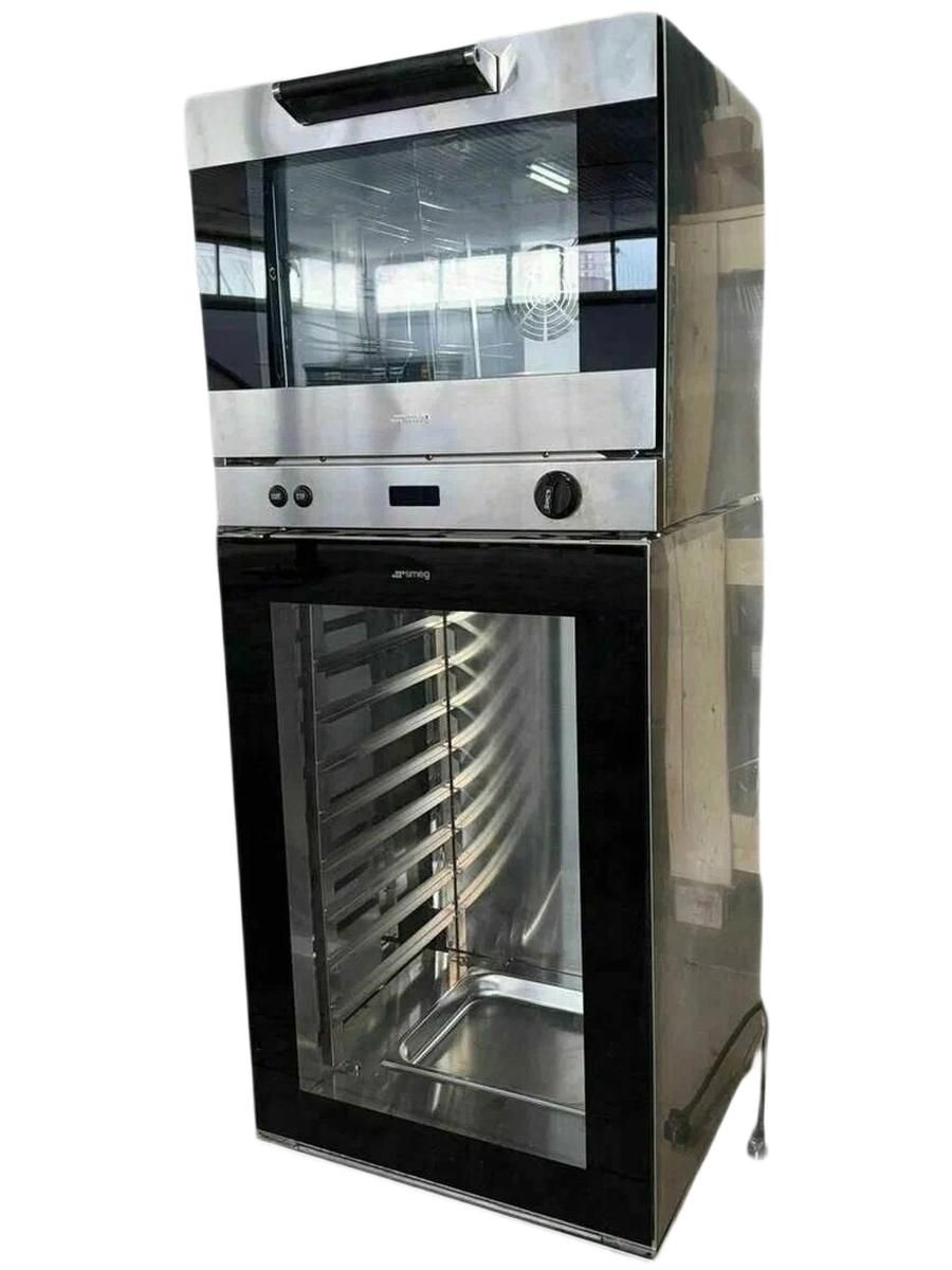 Комплект печь Smeg Alfa43XE+Расстоечный шкаф Smeg Lev43xv-2. Товар уцененный