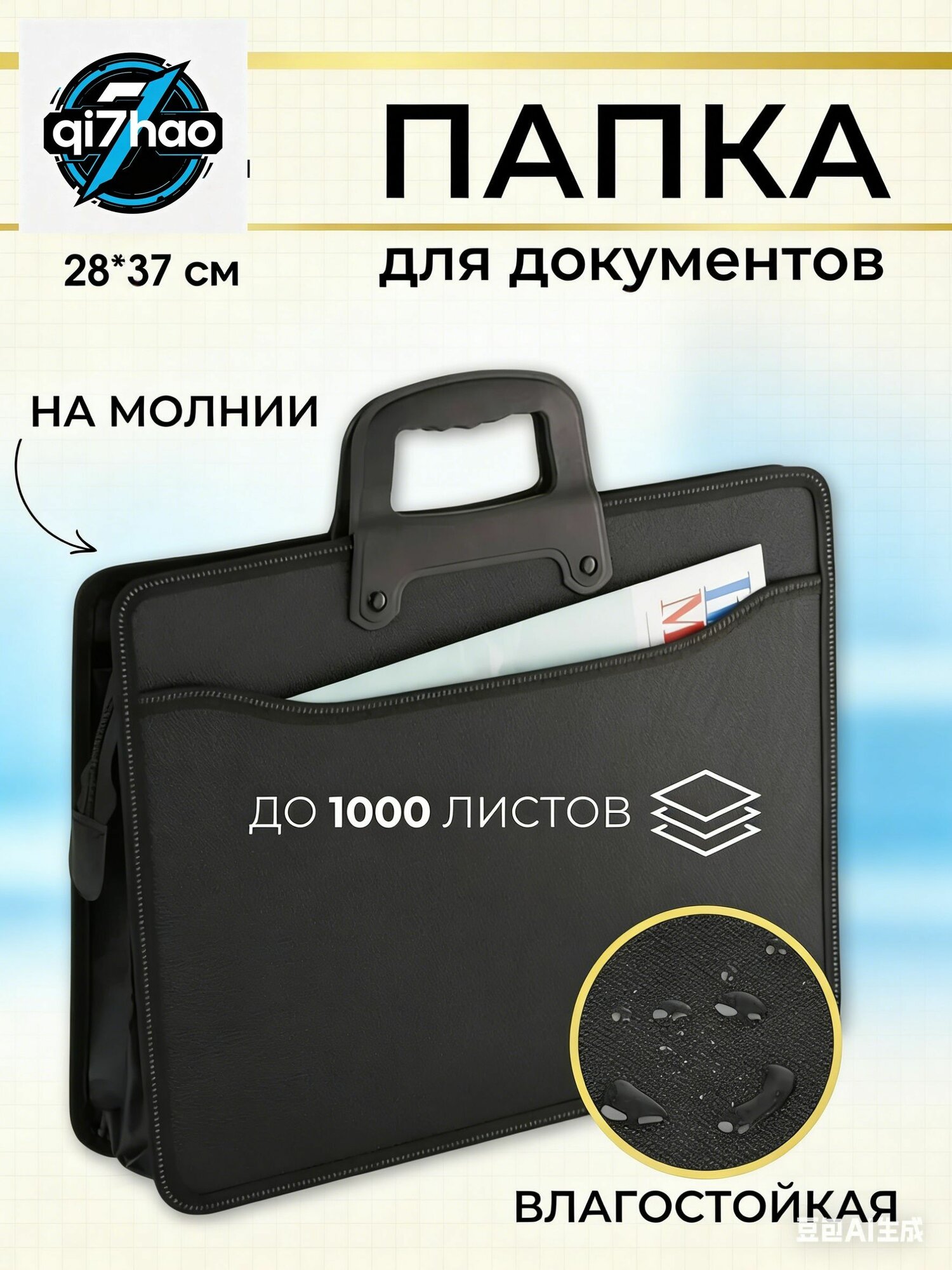 Папка для труда A4, 1 шт, Артикул: 5724116763, Материал: Искусственная кожа