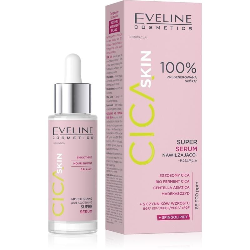 Сыворотка для ухода за кожей Eveline Cosmetics Cica Skin, 30 мл